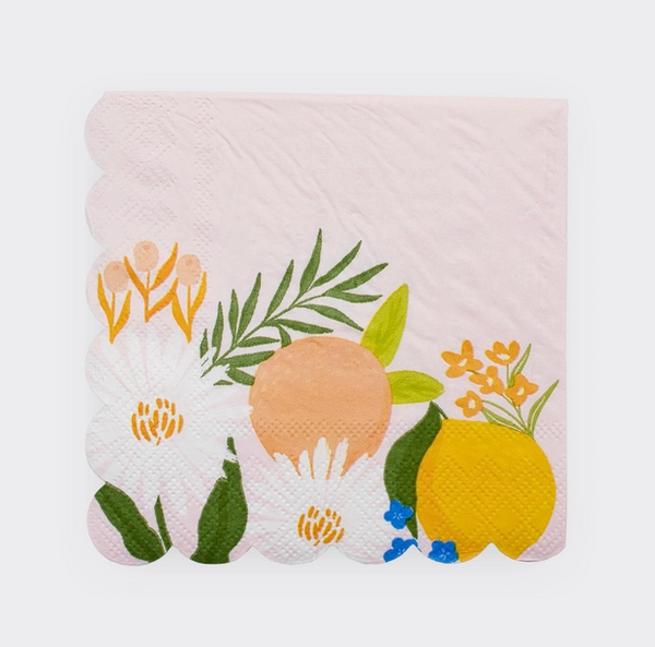 Citrus Field Beverage Napkins