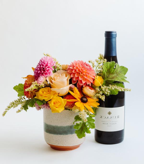 Wine + Flowers Giftable Subscription